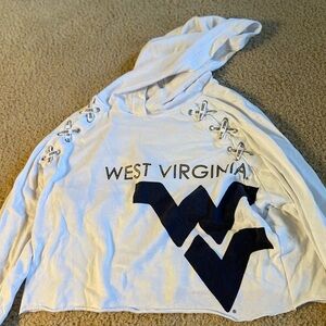 PINK Victoria's Secret Cream WV Hoodie